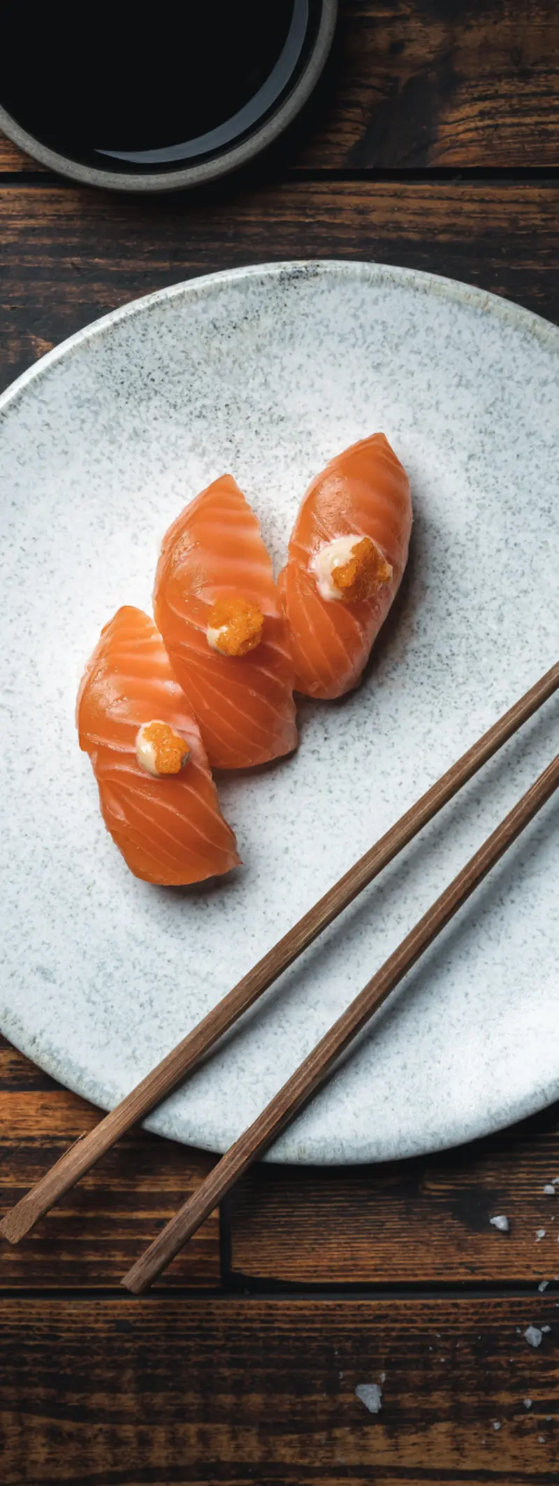 Sushi with masago
